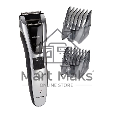 Машинка для стрижки Panasonic ER-GB70-S520 серебристый/черный (насадок в компл:2шт)
