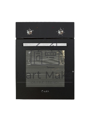 Духовой шкаф электрический Lex EDM 4540 BL черный, встраиваемый