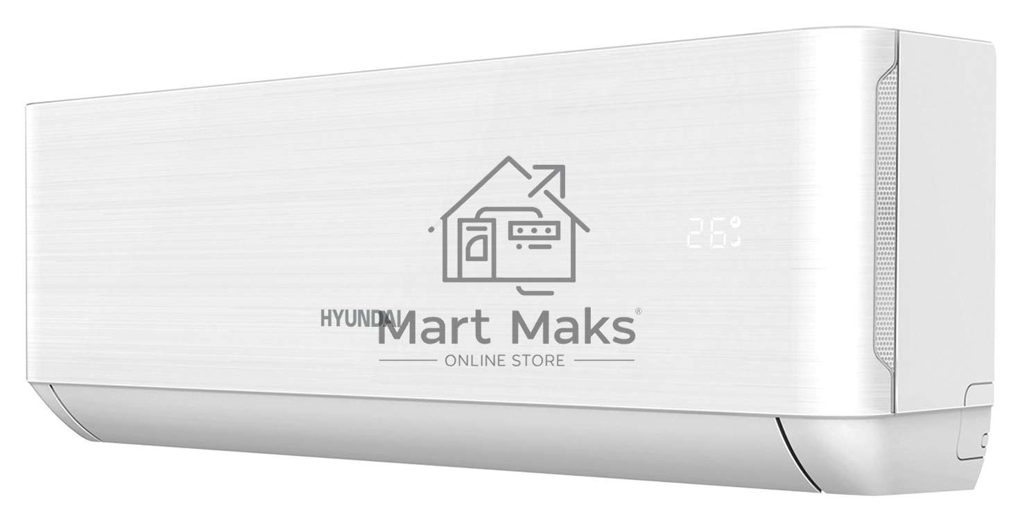 Кондиционер сплит-система Hyundai HAC-24/T-PRO 24000 BTU, 70 м², 31/47 дБ, охлаждение, обогрев, осушение, белый