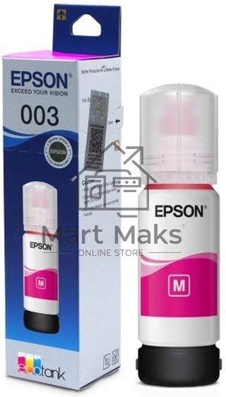 Чернила EPSON C13T00V398 пурпурный (65 мл) для L11050, L1110, L1210, L3101, L3110, L3156, L3210, L3215, L3216, L3250, L3256, L3258, L3260, L3550, L3556, L5290