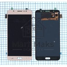 Дисплей для Samsung Galaxy J7 (2016) SM-J710F (TFT) золотистый