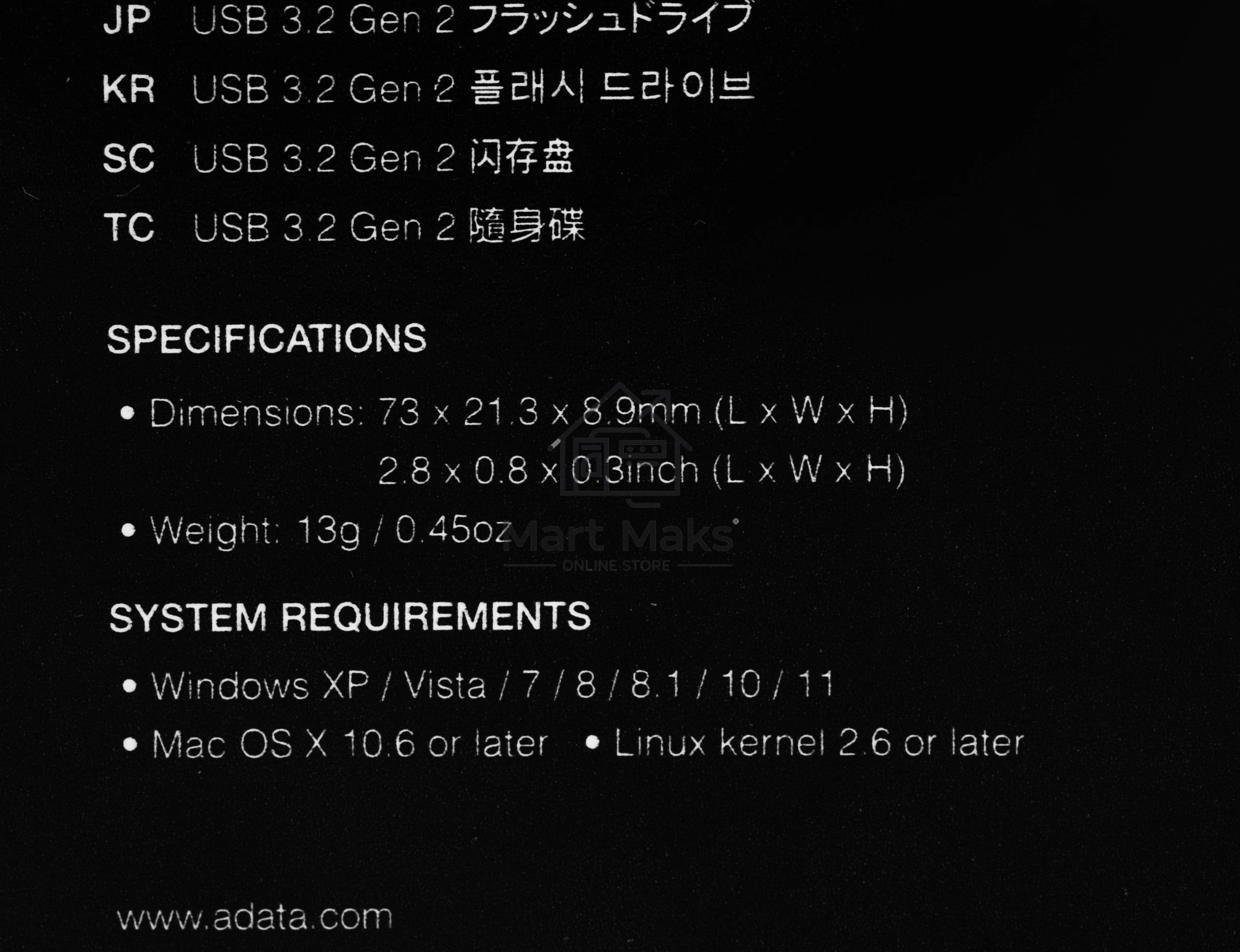 Флешка USB R/W ADATA R/W 128Gb Type-C UE800 AELI-UE800-128G-CSG USB3.2 серебристый