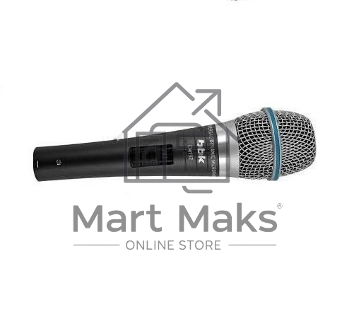 Микрофон проводной BBK CM132 5м темно-серый