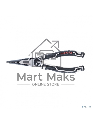 Длинногубцы прямые Matrix 205 мм, усиленная система, PRO