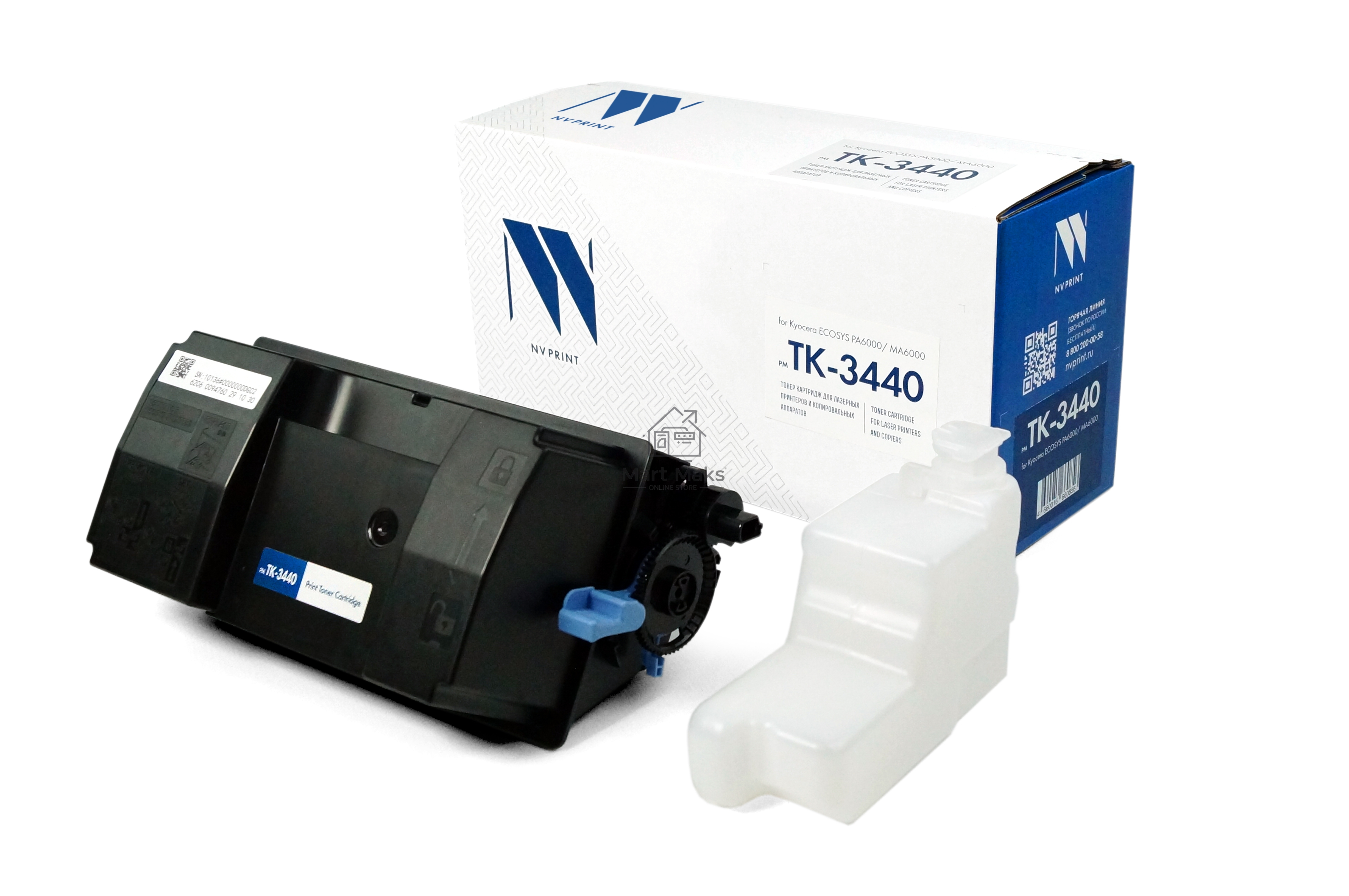 Картридж NVPrint совместимый NV-TK-3440 для Kyocera ECOSYS PA6000/MA6000 (40000k)