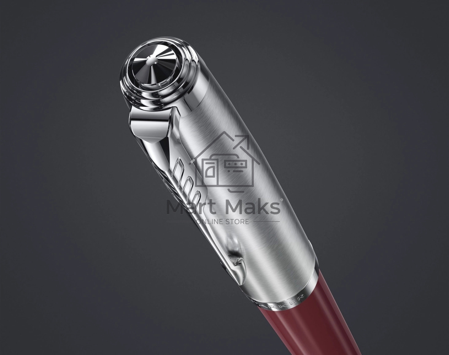 Ручка перьевая Parker 51 Core (CW2123496) Burgundy F сталь нержавеющая, подарочная коробка
