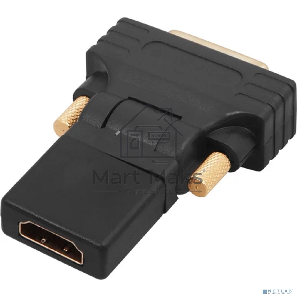 Переходник штекер DVI-D - гнездо HDMI, поворотный Rexant