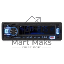 Автомагнитола Digma MCP-515, 1 DIN, Bluetooth, USB Type-A, AUX, пульт ДУ
