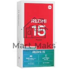 Смартфон Xiaomi Redmi 15 6Gb/128Gb черный