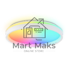 Светодиодный светильник RGB Ambrella light FZ607 WH/GD белый/золото IP20 66W 3000K-6500K+RGB D490*85 (ПДУ ИК)