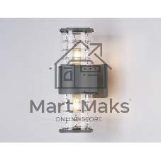 Светильник Ambrella light ST2523/2 GR/CL серый/прозрачный IP54 E27/2 max 40W 305*110*155