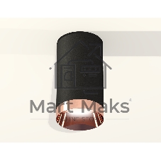 Светильник Ambrella Light XS6323025 SBK/PPG черный песок/золото розовое полированное MR16 GU5.3 (C6323, N6135)