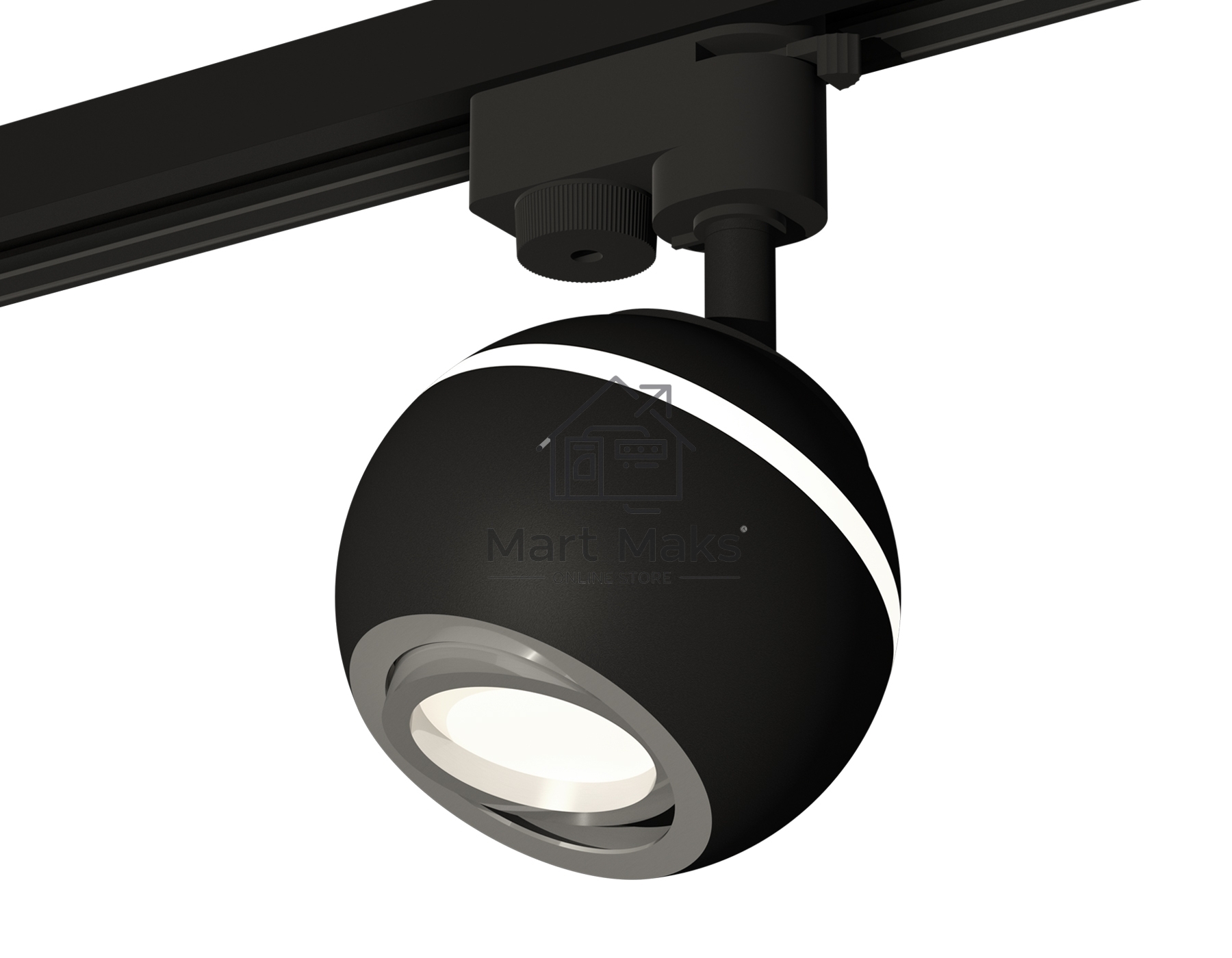 Светильник Ambrella light XT1102022 SBK/PSL черный песок/серебро полированное MR16 GU5.3 LED 3W 4200K (A2521, C1102, N7003)