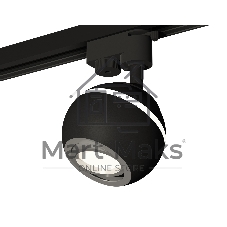 Светильник Ambrella light XT1102022 SBK/PSL черный песок/серебро полированное MR16 GU5.3 LED 3W 4200K (A2521, C1102, N7003)