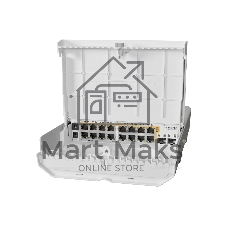 Коммутатор MikroTik CRS318-16P-2S+OUT (NetPower 16P), 16×1 Гбит/с PoE + 2×10 Гбит/с SFP+, управляемый