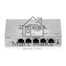 Коммутатор ZYXEL GS1200-5V3-EU0101F, 5×1 Гбит/с, управляемый