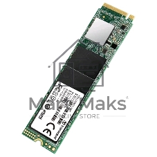 Накопитель SSD Transcend MTE110S, 512GB, M.2 2280, PCIe 3.0 x4, NVMe, R/W 1800/1500