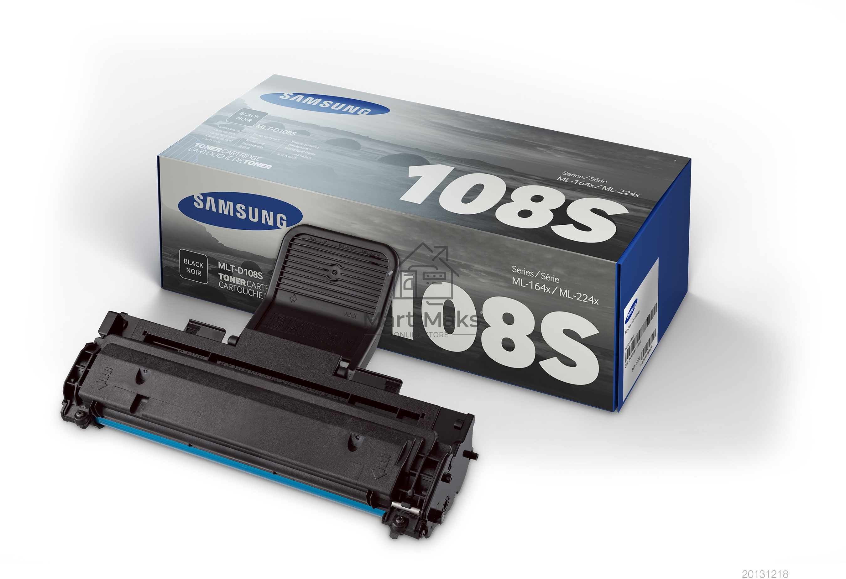 Картридж лазерный Samsung MLT-D108S черный для Samsung ML-1640/1641/2240/2241 (1500стр.)