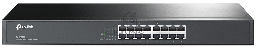Сетевой коммутатор TP-Link SMB TL-SF1016 Коммутатор 16-port 10/100M Desktop Switch, 16 10/100M RJ45 ports, Plastic case