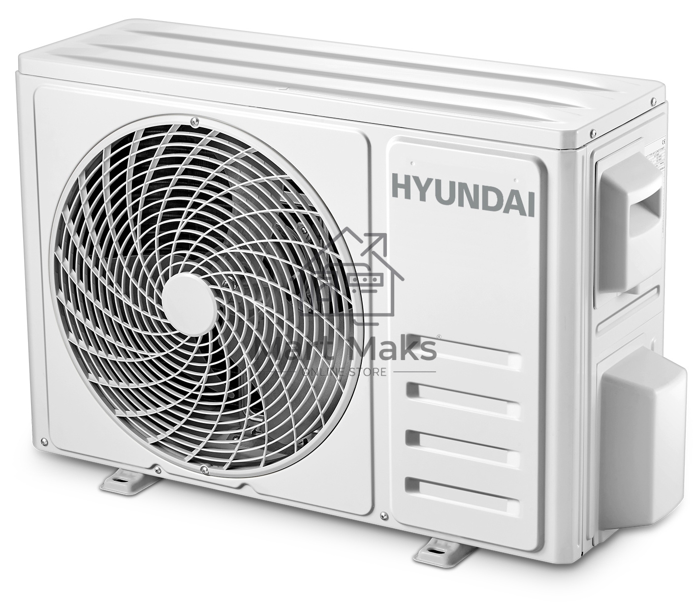 Кондиционер сплит-система Hyundai HAC-24/T-PRO 24000 BTU, 70 м², 31/47 дБ, охлаждение, обогрев, осушение, белый