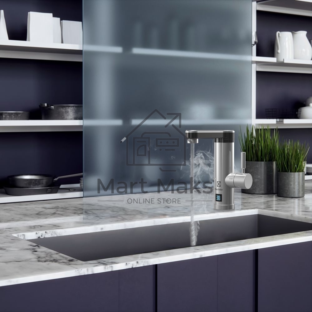 Водонагреватель Electrolux Taptronic S проточный Высокая мощность для мгновенного нагрева.