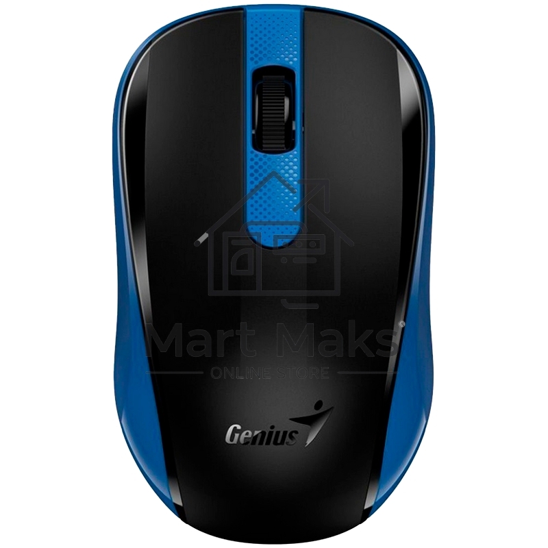 Мышь беспроводная Genius NX-8008S синий, 1200 dpi, радиоканал, USB, кнопки - 3