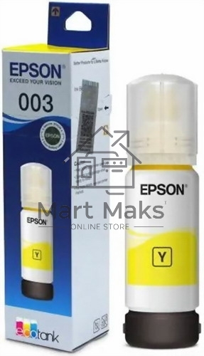 Чернила EPSON C13T00V498 желтый (65 мл) для L11050, L1110, L1210, L3101, L3110, L3156, L3210, L3215, L3216, L3250, L3256, L3258, L3260, L3550, L3556, L5290