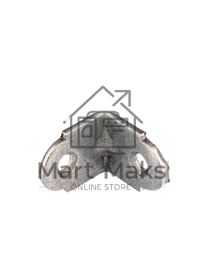 Уголок мебельный усиленный, 20х20х16 мм, цинк, Россия Сибртех