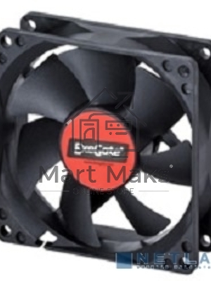 Вентилятор для корпуса ExeGate EX12025B4P-PWM черный, 120 мм, 1500 об/мин, 22 дБ, 4 pin