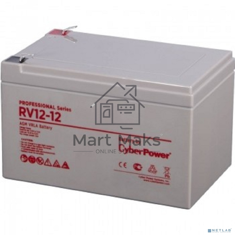Батарея PS CyberPower Professional series RV 12-12 / 12V 12 Ah