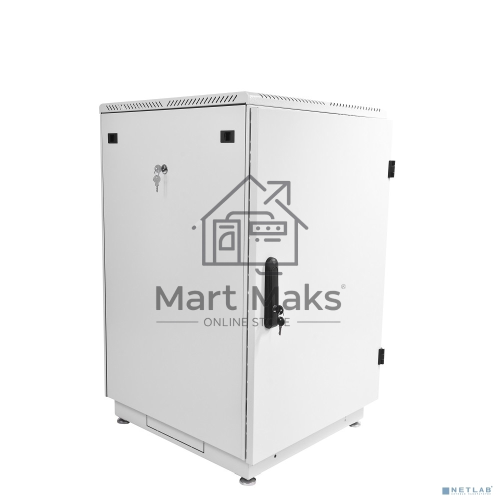 Шкаф телеком. напольный 18U (600x800) дверь металл (ШТК-М-18.6.8-3AAA) (2 коробки)