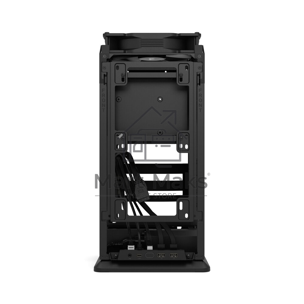 Компьютерный корпус без блока питания Fractal Design Mood, Mini-Tower, 1x180mm, 2xUSB-A 3.0 + 1xUSB 3.2 Type-C, SFX PSU Support, mITX Black