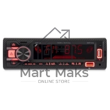 Автомагнитола Digma MCP-515, 1 DIN, Bluetooth, USB Type-A, AUX, пульт ДУ