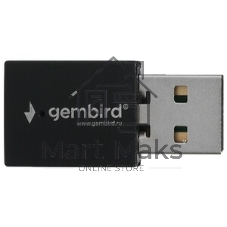 Сетевой адаптер Wi-Fi+Bluetooth Gembird WNP-UA-018 двухдиапазонный мини, 600 Мбит, USB, 802.11b/a/g/n/ac