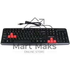 Клавиатура проводная NAKATOMI KN-02U USB черный