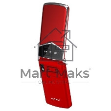 Мобильный телефон Maxvi E11 красный/серебристый