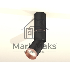 Светильник Ambrella Light XM6313145 SBK/PPG черный песок/золото розовое полированное MR16 GU5.3