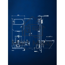Комплект BAU 6 в 1: рамная инсталляция BAU NEO 45, унитаз подвесной Rio Luxe 52*35, сиденье микролифт, кнопка смыва BAU Stil для инсталляциии, белый глянец