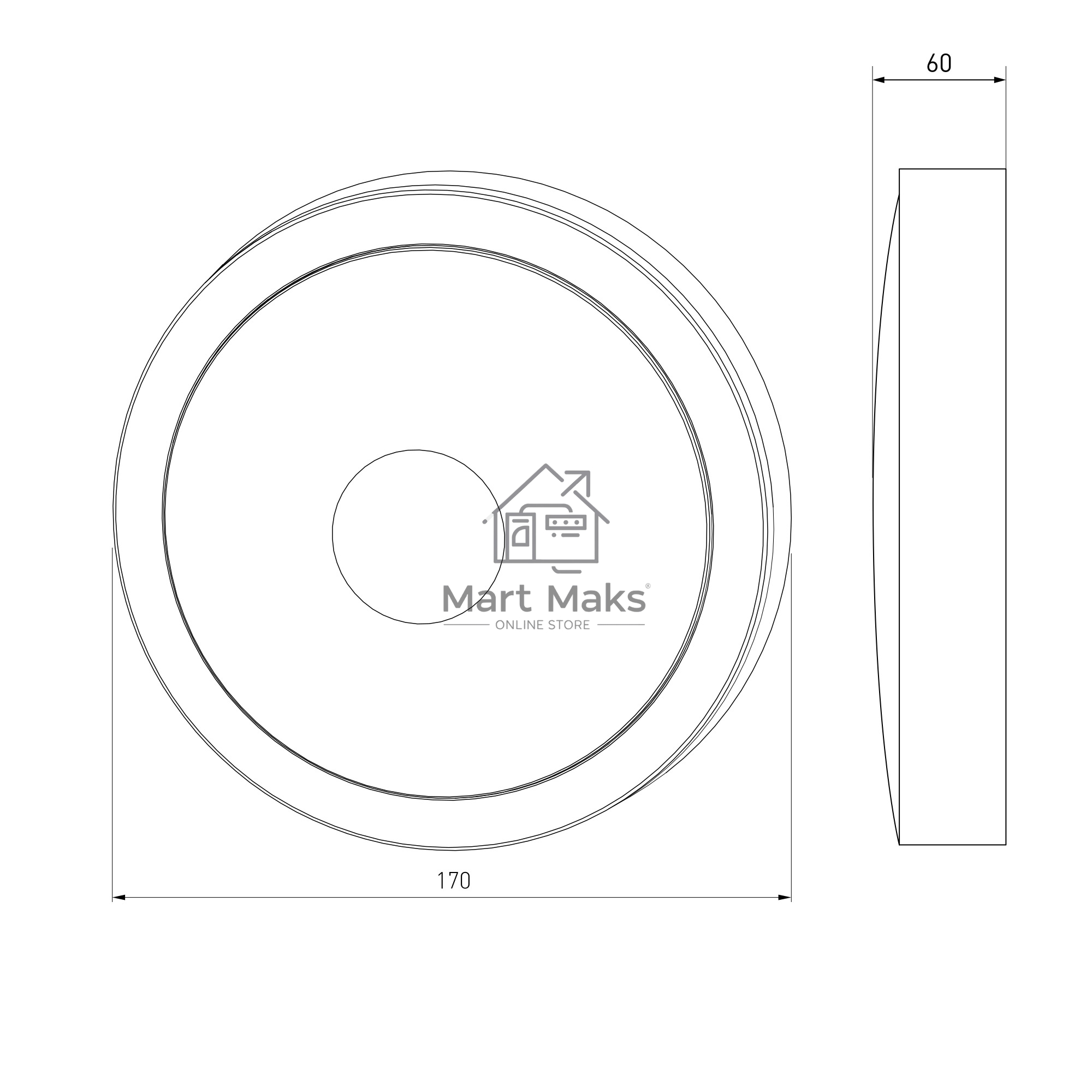 LTB51 / Светильник стационарный светодиодный LTB51 LED Светильник 15W 4200K Белый