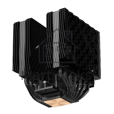 Кулер для процессора PCCooler RT720 TC BK (270W, 4-pin PWM, 157.5mm, Al/Cu, 7x6mm, 2x120mm, 73.32CFM, 34.9dBA, 2200RPM, S: 1851/1700/1200/115X, AM5/AM4, black)