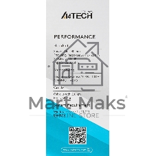 Гарнитура A4Tech Fstyler FH100U чёрный, проводная