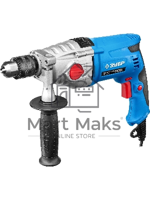 Ударная дрель ЗУБР Профессионал 1100 Вт ЗДУ-1100-2 ЭРММ2