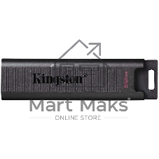 Флешка USB Kingston DataTraveler Max (DTMAX/256GB), 256Gb, USB 3.2 Gen 2 Type-C, R/W 1000/900, черный