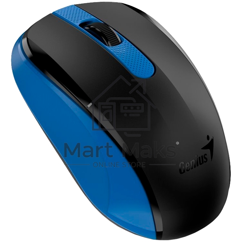 Мышь беспроводная Genius NX-8008S синий, 1200 dpi, радиоканал, USB, кнопки - 3