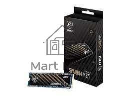 Накопитель SSD MSI 500GB SPATIUM M371 M.2(22x80mm), NVMe, PCIe 3.0 x4, 3D TLC, R/W 2200/1150, IOPs 60 000/200 000, TBW 110, DWPD 0.12