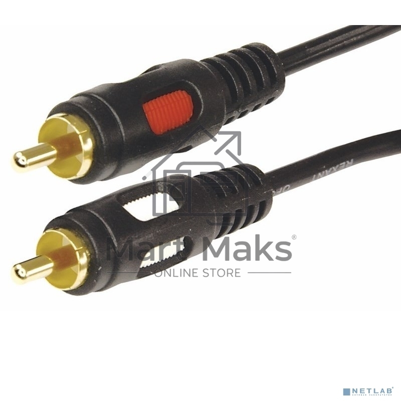 Шнур Rexant (17-0148) 2RCA Plug - 2RCA Plug 10М (GOLD)