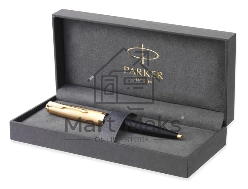 Ручка шариковая Parker 51 Deluxe (CW2123513) Black GT M, черные чернила, подарочная коробка