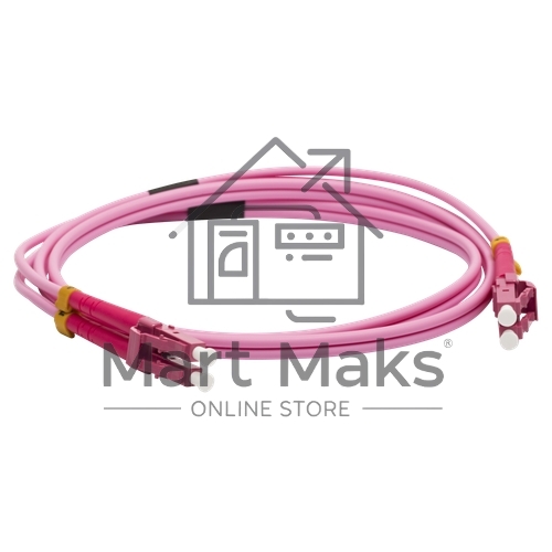 Патч-корд LANMASTER LAN-2LC-2LC/OM4-1.5 2x50/125 OM4 LC дуплекс-LC дуплекс 1.5м LSZH оранжевый