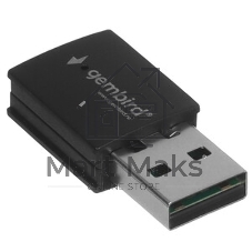 Сетевой адаптер Wi-Fi+Bluetooth Gembird WNP-UA-018 двухдиапазонный мини, 600 Мбит, USB, 802.11b/a/g/n/ac