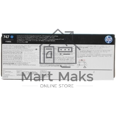 Картридж струйный HP 747 хроматический синий, для HP DesignJet Z9+ 300-ml